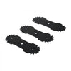 VEVOR Electric Edger Blades, 8.8-inch Length, 3-Pack Replacement Blades, 65Mn High-Carbon Steel with Electrophoretic Coating, Multi-Serrated Sharp Edge, Compatible with the VEVOR ASYTM01230 Edger