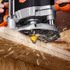 VEVOR Router Bits Set, 15 Pieces, Carbide Router Bit Kit with 1/4 Inch Shank, Plastic Carrying Case, Woodworking Tools for Professional and Beginners Carpenter, for Wood MDF Particle Board Plywood