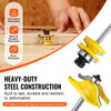 VEVOR Router Bits Set, 3 Pieces, Carbide Router Bit Kit with 1/4 Inch Shank, Wood Carrying Case, Woodworking Tools for Professional and Beginners Carpenter, for Wood MDF Particle Board Plywood