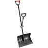 VEVOR Snow Shovel for Driveway 18" Plastic Shovel Assist Handle & D-Grip, for Home Garden Camping Outdoor Use, Steel Strip, Large Capacity Lightweight Snow Removal Tool with Extended Steel Handle