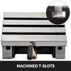 VEVOR Tilting Milling Table 10x7inch Tilting Angle Milling Machine 0-90°Adjustable Swivel Angle Plate with 3 T-slots and an Adjustable Crank Handle Heavy Duty Tilting Milling Machine for Grinding