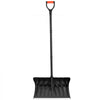 VEVOR Snow Shovel for Driveway 22" Wide Plastic Shovel with D-Grip Handle, for Home Garden Camping Outdoor Use, Aluminum Strip, Large Capacity Lightweight Snow Removal Tool with Extended Steel Handle