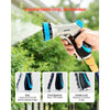 VEVOR Hose Nozzle, 10 Adjustable Spray Patterns, Metal Water Hose Nozzle with Comfortable Ergonomic Grip, Garden Hose Nozzle Sprayer with Flow Control for Watering Plants & Lawns, Washing Cars & Pets