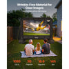 VEVOR 14 ft Inflatable Movie Screen, 600D Washable Inflatable Projector Screen with Portable Storage Bag, 16:9 Easy Set Up Movie Projection for Outdoor Backyard, Home Theater, Theme Party, Pool Fun
