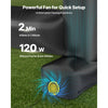 VEVOR 14 ft Inflatable Movie Screen, 600D Washable Inflatable Projector Screen with Portable Storage Bag, 16:9 Easy Set Up Movie Projection for Outdoor Backyard, Home Theater, Theme Party, Pool Fun