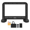 VEVOR 14 ft Inflatable Movie Screen, 600D Washable Inflatable Projector Screen with Portable Storage Bag, 16:9 Easy Set Up Movie Projection for Outdoor Backyard, Home Theater, Theme Party, Pool Fun
