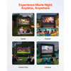 VEVOR 15FT Inflatable Movie Screen, Inflatable Projector Screen with Portable Storage Bag, 16:9 Easy Set Up Movie Projection for Outdoor Backyard, Home Theater, Theme Party
