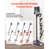VEVOR Vacuum Stand, Compatible with Dyson G5 V15 V12 V11 V10 V8 V7 V6 Series Upright Vacuums Cleaners & Accessories, Stable Vacuum Stand Holder with 6 Hooks and Non-slip Footpads, Gray