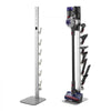 VEVOR Vacuum Stand, Compatible with Dyson G5 V15 V12 V11 V10 V8 V7 V6 Series Upright Vacuums Cleaners & Accessories, Stable Vacuum Stand Holder with 6 Hooks and Non-slip Footpads, Gray