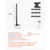 VEVOR Vacuum Stand, Compatible With Dyson V6 V7 V8 V10 V11 V15, Stable Vacuum Stand Holder with 6 Hooks for Dyson DC30 DC31 DC34 DC35 DC58 DC59 DC62 D74 Cordless Upright Vacuum Cleaners & Accessories