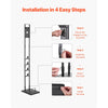 VEVOR Vacuum Stand, Compatible With Dyson V6 V7 V8 V10 V11 V15, Stable Vacuum Stand Holder with 4 Hooks for Dyson DC30 DC31 DC34 DC35 DC58 DC59 DC62 D74 Cordless Upright Vacuum Cleaners & Accessories