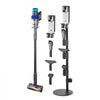 VEVOR Vacuum Stand, Compatible With V7 V8 V10 V11 V12 V15 Series Upright Vacuum Cleaners & Accessories, Stable Vacuum Stand Holder with 4 Anti-slip Pads and 3 Clips for Storing 6 Brush Heads