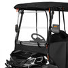 VEVOR Golf Cart Cover, Visible Full-Enclosure 2+2/4 Passenger Golf Cart, 420D Waterproof Oxford Fabric Club Car Cover Fits Most Carts Club Car, Yamaha, EZGO, Honda, PVC Coating & Windproof Hook Design