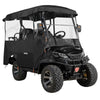 VEVOR Golf Cart Cover, Visible Full-Enclosure 2+2/4 Passenger Golf Cart, 420D Waterproof Oxford Fabric Club Car Cover Fits Most Carts Club Car, Yamaha, EZGO, Honda, PVC Coating & Windproof Hook Design
