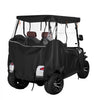 VEVOR Golf Cart Cover, Visible Full-Enclosure 2&2+2 Passenger Golf Cart, 420D Waterproof Oxford Fabric Club Car Cover Fits Most Carts Club Car, Yamaha, EZGO, Honda, PVC Coating & Windproof Hook Design