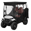 VEVOR Golf Cart Cover, Visible Full-Enclosure 2&2+2 Passenger Golf Cart, 600D Waterproof Oxford Fabric Club Car Cover Fits Most Carts Club Car, Yamaha, EZGO, Honda, PVC Coating & Windproof Hook Design
