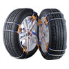 VEVOR 8 PCS Snow Chains, Tire Traction Wheel Chains for Tire Width 9.2-11.2 in/235-285 mm, Manganese Alloy Steel Emergency Tire Chains for Cars, Pickups, SUVs, and Trucks