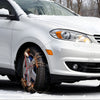VEVOR 16 PCS Thickened Snow Chains, Tire Traction Wheel Chains for Tire Width 8-8.8 in /205-225 mm, Manganese Alloy Steel Emergency Tire Chains for Cars, Pickups, SUVs, and Trucks