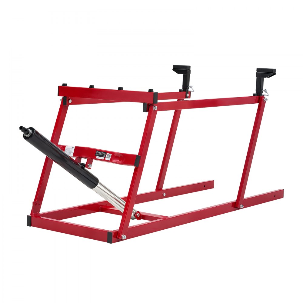 VEVOR Snowmobile Lift Stand with 5.5"-28" Lift Height & Manual Hand Crank, 1000LBS Load Capacity, Heavy-Duty Steel Support, Foldable Snowmobile Lifting Stand for Easy Track Maintenance & Parts Repair