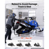 VEVOR Snowmobile Dolly Lift Stand with 10"-20" Lift Height 1000LBS Capacity, Foldable Side-Lift & Transport Snowmobile Dolly Stand, Heavy-Duty Steel Support with Wheels for Easy Moving & Maintenance