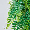 VEVOR Artificial Ferns, 12 Pcs Fake Hanging Boston Fern Bush Plant with 32 Inch Hanging Length, Plastic Faux Greenery for Indoor/Outdoor Decor, For Wall, Wedding Party, Home, Porch Garden, No Basket