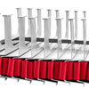 VEVOR Fire Escape Ladder, 2-Story 13FT Retractable Emergency Fire Ladder, Lightweight Aluminum Alloy Safety Escape Ladders with Sturdy Polyester Strap, Anti-Slip Rung & Wide Steps, 1000LBS Max Loading