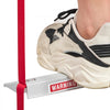 VEVOR Fire Escape Ladder, 5-6 Story 50FT Retractable Emergency Fire Ladder, Lightweight Aluminum Alloy Safety Escape Ladders with Sturdy Polyester Strap, Anti-Slip & Wide Rungs, 1000LBS Max Loading