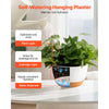 VEVOR Hanging Planters, 10 Inch Self-Watering Hanging Planter, 2 Pack Flower Pots with Drainage Hole & 2 Kinds of Plant Hangers, Plastic Basket Pots, for Garden Home Decor, Indoor & Outdoor Plants