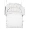 VEVOR Hanging Hammock Swing Chair, 330 Lbs Capacity, Macramé Hanging Chair with Cushion and Mounting Hardware, Cotton Rope Swing Chair for Bedroom, Balcony, Patio, Garden, Beige
