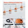 VEVOR LED Temporary Work Light, 100W, 14400 lm, 5000K Durable & Water-Resistant, Linkable up to 8 Units, Ceiling or Stand Job Site Illumination for Construction Sites, Workshops, Indoor & Outdoor Use