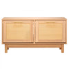 VEVOR Entryway Shoe Bench, 39.4 x 11.8 x 20.9 Inch Rattan-Like Shoes Bench with 2 Flip Drawers, 300lbs Shoe Storage Rack with 4 Compartments and 2 Rattan Doors, for Hallway, Living Room, Bedroom