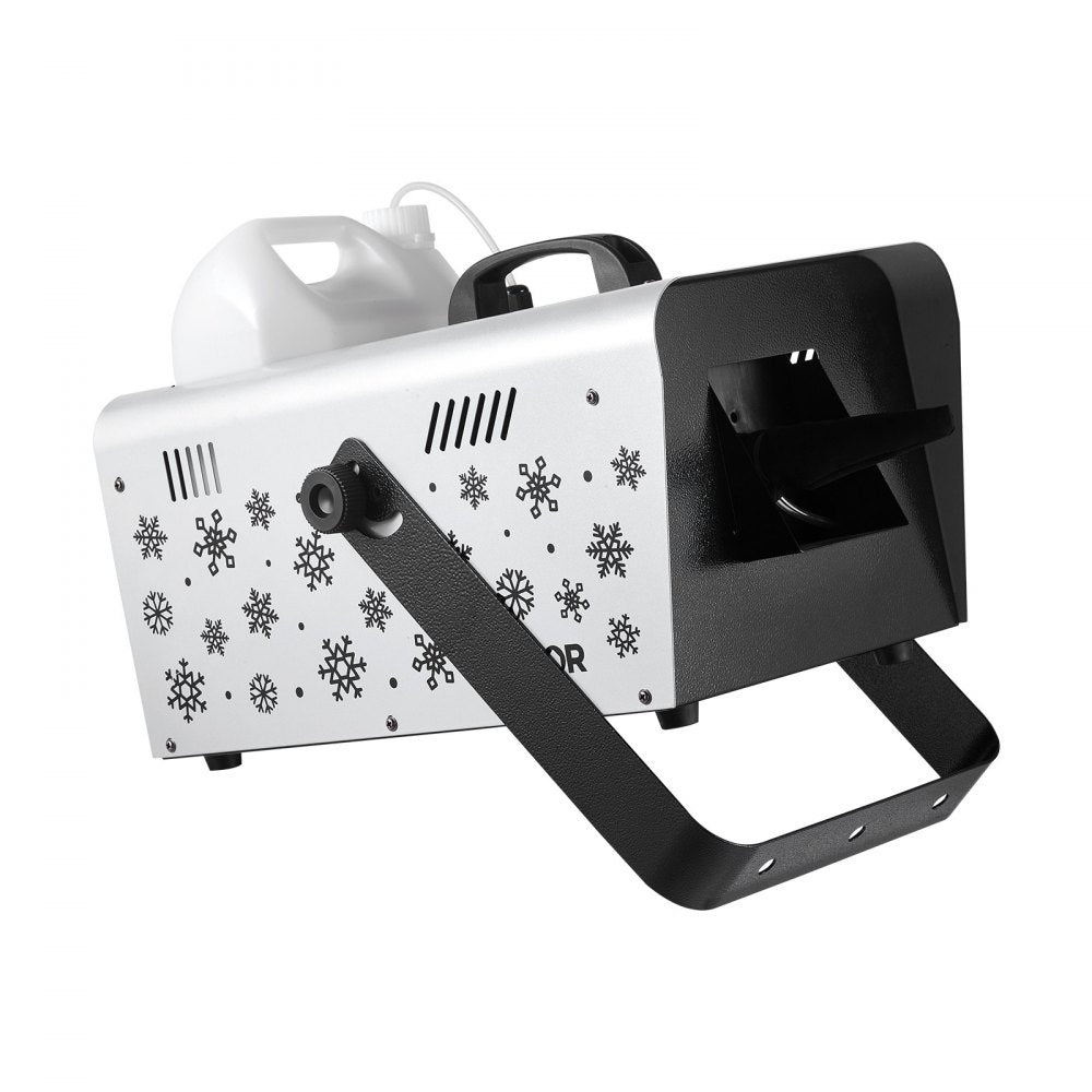 VEVOR Snow Machine, 1500W Handheld/Hanging Snow Maker By Wireless Remote Control, Portable Snowmaking Machine, High Output Snowflake Maker with 5L Tank for Christmas Party Wedding Stage Effects