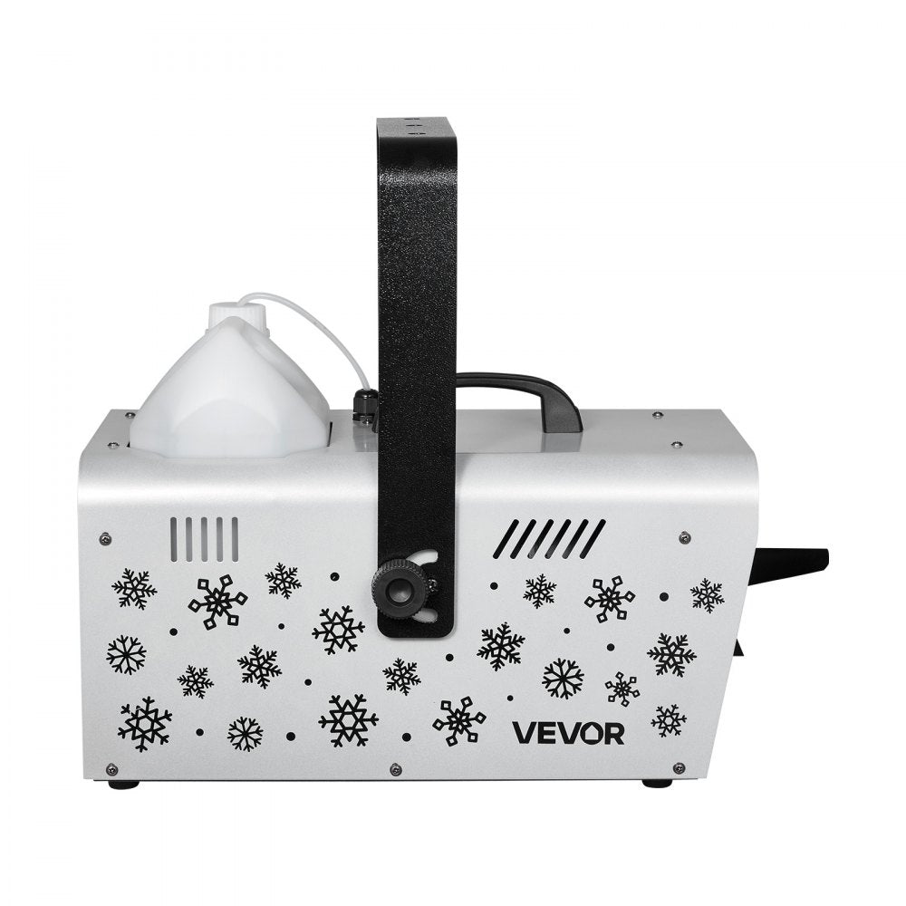 VEVOR Snow Machine, 1500W Handheld/Hanging Snow Maker By Wireless Remote Control, Portable Snowmaking Machine, High Output Snowflake Maker with 5L Tank for Christmas Party Wedding Stage Effects