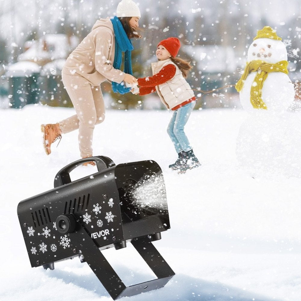 VEVOR Snow Machine, 800W Handheld/Hanging Snow Maker, Portable Wireless Remote Snowmaking machine with 1L Tank & Handle, Outdoor & Indoor Snowflake Maker for Christmas Party Stage Effect