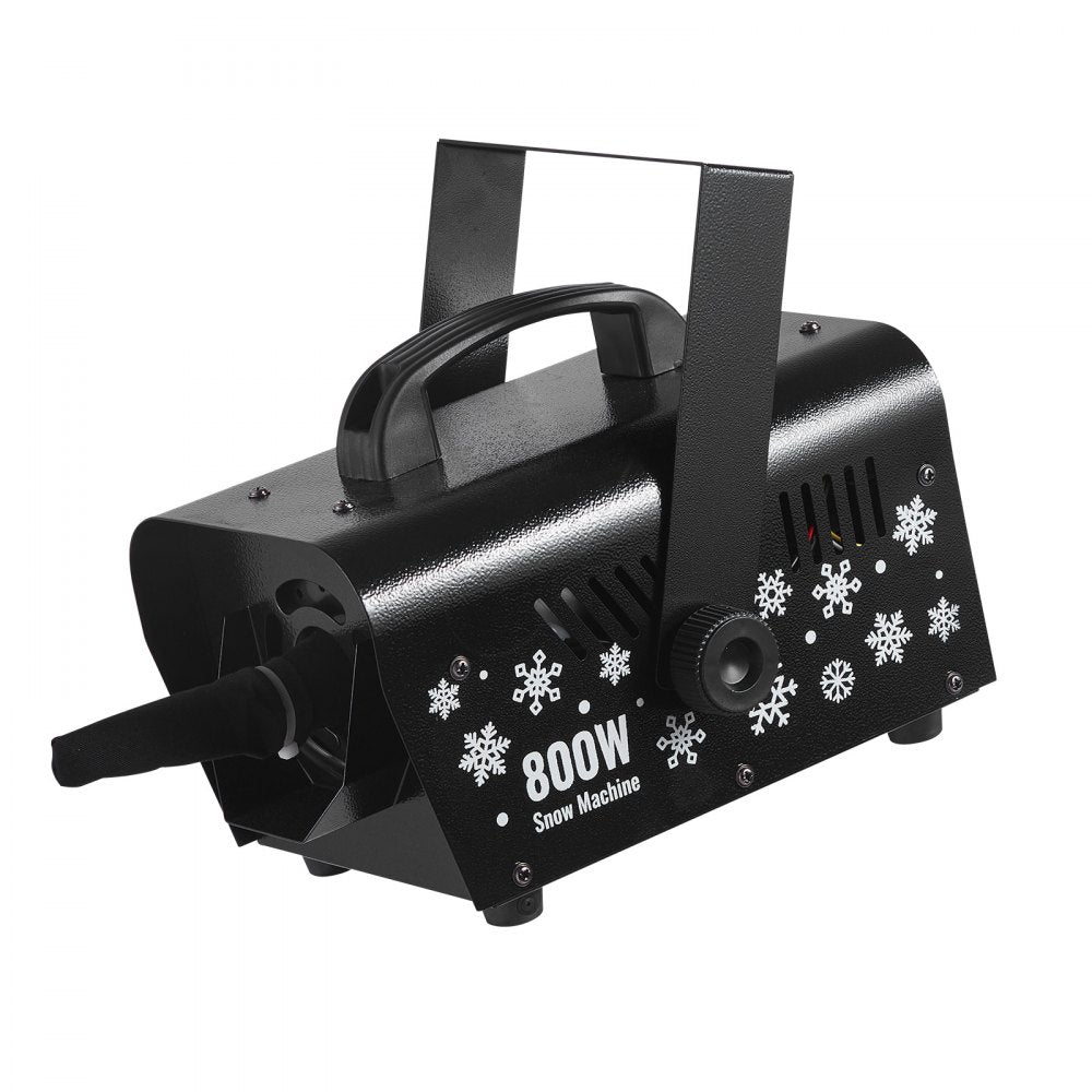 VEVOR Snow Machine, 800W Handheld/Hanging Snow Maker, Portable Wireless Remote Snowmaking machine with 1L Tank & Handle, Outdoor & Indoor Snowflake Maker for Christmas Party Stage Effect