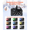 VEVOR 900W Snow Machine with 9 LED RGB Lights, 12 LED Lighting Colors, and Wireless Remote, Handheld/Hanging Outdoor Snowflake Machine Fake Snow Machines with 1L Tank for Christmas Party