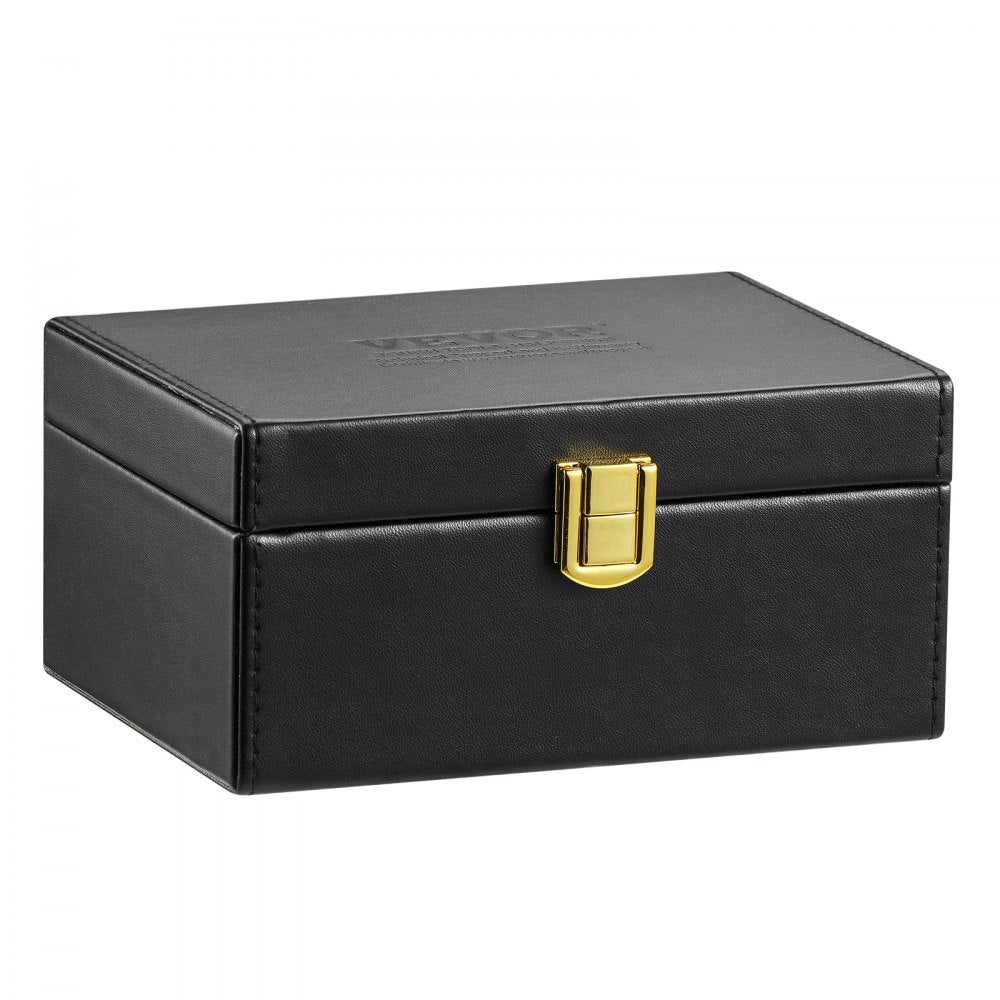VEVOR Faraday Box, PU Leather Signal Blocking Holde, Keyless Fob Protector Shielding for WiFi, RFID, GPS, Bluetooth & 5G, Anti-Theft Box and Anti-Hacking Case Blocker, Black(5.9 x 4.5 x 2.9")