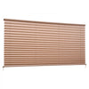 VEVOR RV Blinds, 62 in x 32 in, RV Pleated Shades, Polyester Fabric, Easy to Clean and Install, Privacy Protection and Sunlight Blocking, for Camper, Travel Trailer, Motorhome Window, Cappuccino