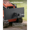 VEVOR 1/4 in Skid Steer Mount Plate with 2" Receiver Hitch, Universal Quick Attach Mount Plate, 1500lbs Capacity, Heavy Duty Steel Loader Plates Compatible with Toro Dingo Skid Steers & Tractors