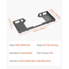 VEVOR 3/8 in Skid Steer Mount Plate Universal Quick Attach Mount Plate, Easy to Bolt, 2000 lbs Load Capacity, Heavy Duty Steel Loader Plates Compatible with Kubota Bobcat Skid Steers and Tractors
