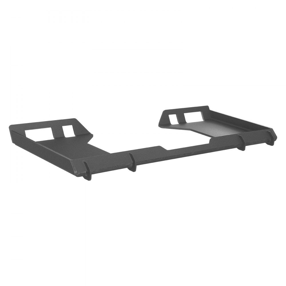 VEVOR 3/8 in Skid Steer Mount Plate Universal Quick Attach Mount Plate, Easy to Bolt, 2000 lbs Load Capacity, Heavy Duty Steel Loader Plates Compatible with Kubota Bobcat Skid Steers and Tractors