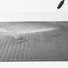 VEVOR Diamond-Plate Rubber Flooring Roll, 3 mm x 4 ft x 6 ft Garage Floor Mat, SBR Rubber Garage Flooring Roll, Easy to Clean, Diamond Plate Rubber Mat for Under Cars, Garage Industry Gym, Black