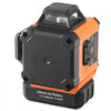 VEVOR 100ft Self Leveling Laser Level, Manual Green 3 x 360° Cross Line Laser, Manual Self-leveling Mode & IP54 Waterproof 8h Continuous Working Time Line Laser, Battery/Stand Included