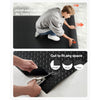 VEVOR Garage Floor Roll, 4 x 20 ft Garage Flooring Mat, 3 mm Thickened Rubber Diamond Plate Floor Protector Mat, Non-Slip, Wear-resist, Waterproof, Easy to Clean for Warehouse, Gyms,Trailer, Black