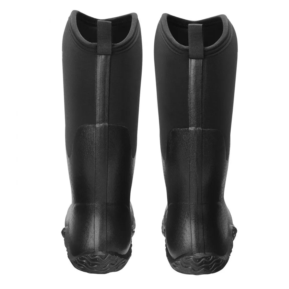 VEVOR Men's Rubber Boots, Protective Footwear, Waterproof Anti Slip Hunting Boots, Gardening Insulated Mud Boots, Protective Footwear, Lightweight & Durable, for Manufacturing, Farming, Size 11 US