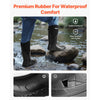 VEVOR Men's Rubber Boots, Protective Footwear, Waterproof Anti Slip Hunting Boots, Gardening Insulated Mud Boots, Protective Footwear, Lightweight & Durable, for Manufacturing, Farming, Size 13 US