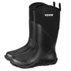 VEVOR Men's Rubber Boots, Protective Footwear, Waterproof Anti Slip Hunting Boots, Gardening Insulated Mud Boots, Protective Footwear, Lightweight & Durable, for Manufacturing, Farming, Size 13 US