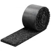 VEVOR Rubber Mulch Mat Roll, 6 Rolls 120 x 4.5 in, Recycled Rubber Permanent Mulch Edging Border, Natural-Looking Flower Barrier with Stakes, 0.5 in Thick Cuttable Garden Edgings for Landscaping