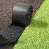 VEVOR Rubber Mulch Mat Roll, 140 x 4.5 in, Recycled Rubber Permanent Mulch Edging Border, Natural-Looking Flower Barrier with Stakes, 0.5 in Thick Cuttable Garden Edgings for Landscaping