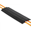VEVOR Drop Over Cable Cover, 17,500 lbs/Axle Load Capacity, Heavy Duty Cable Hose Protector Ramp, Floor Cord Cover, for High Walking Traffic Areas, Indoor, Outdoor, Home, Office, Warehouse, 3 Pack